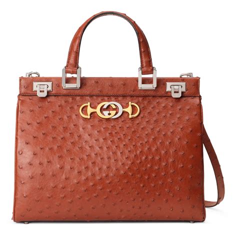 gucci ostrich bag|gucci ostrich medium top handle bag.